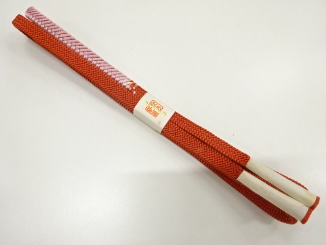 JAPANESE KIMONO / UNUSED HAND-TIED OBIJIME